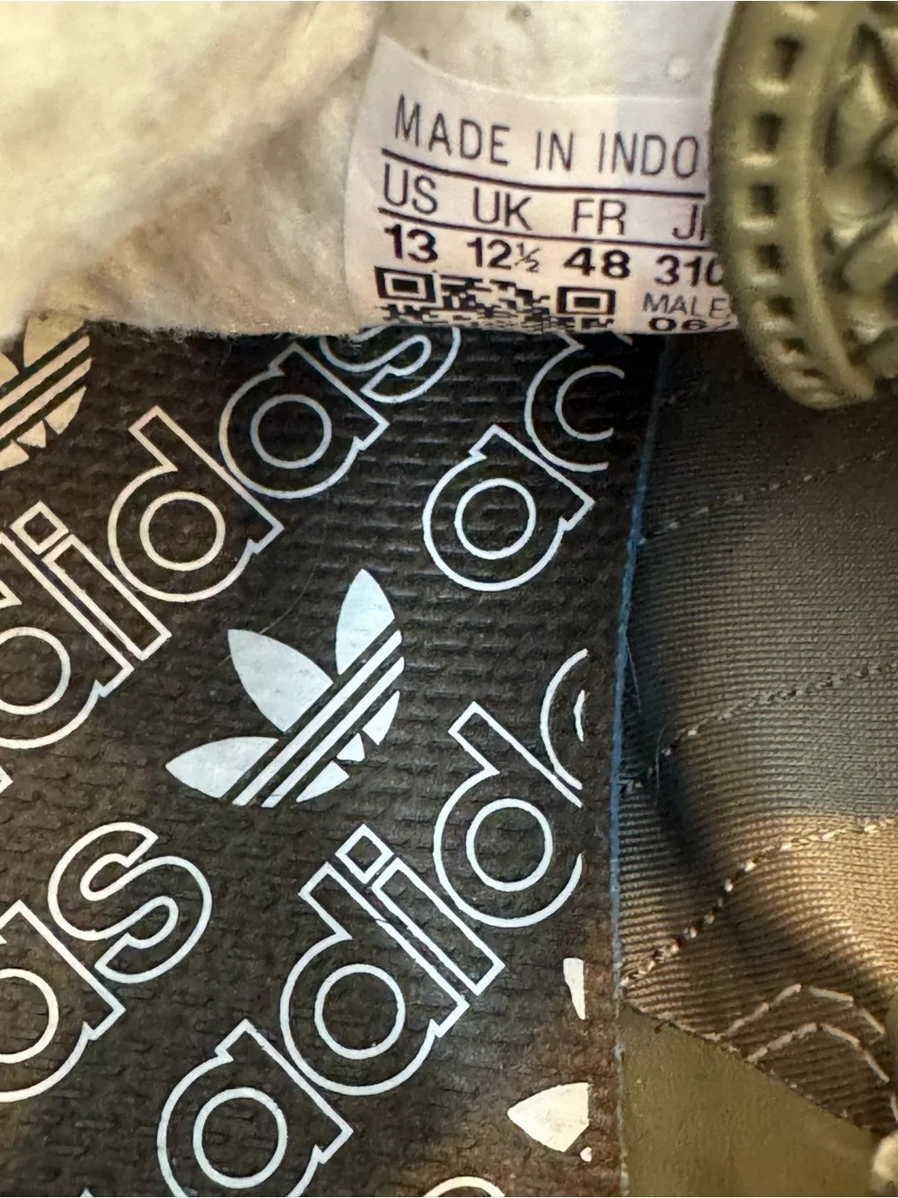 adidas Retropy E5 Men’s Olive Green Sneakers size 13